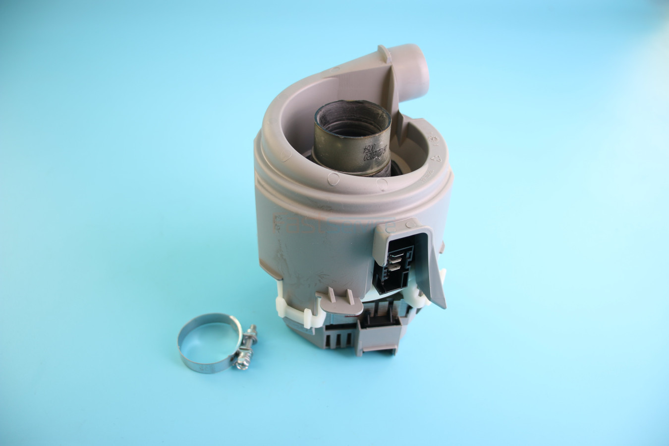 00651956 ТЭН Bosch Siemens в сборе с двигателем рециркуляции
