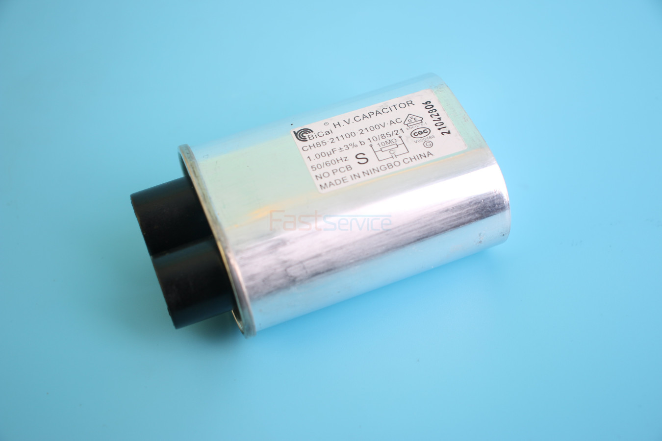 Конденсатор высоковольтный  1.00µFx2100V контакты 2x2xRAST5