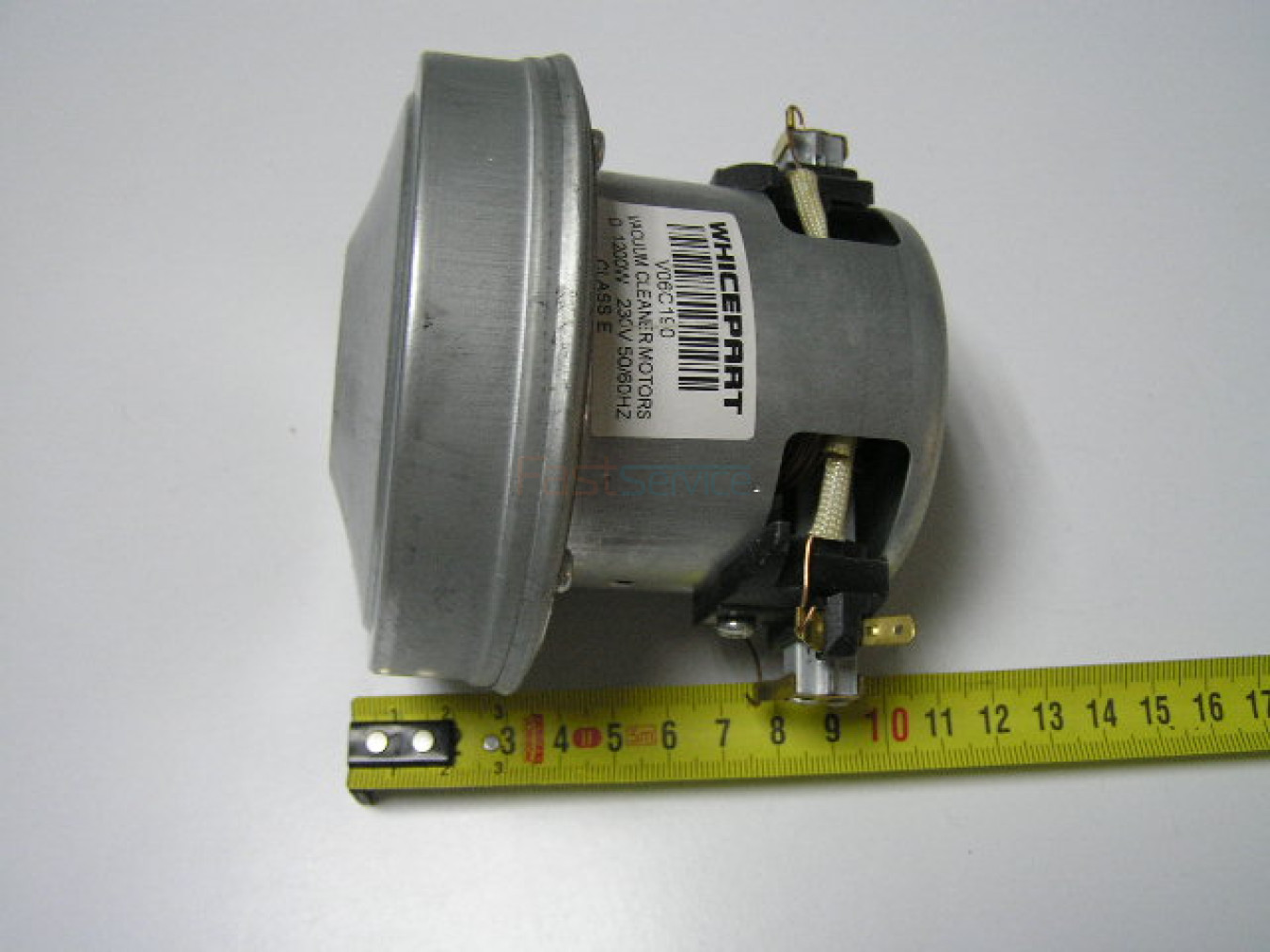 Двигатель пылесоса 1200W малыш d=72mm D=110mm h=60mm H=90mm WHICEPART
