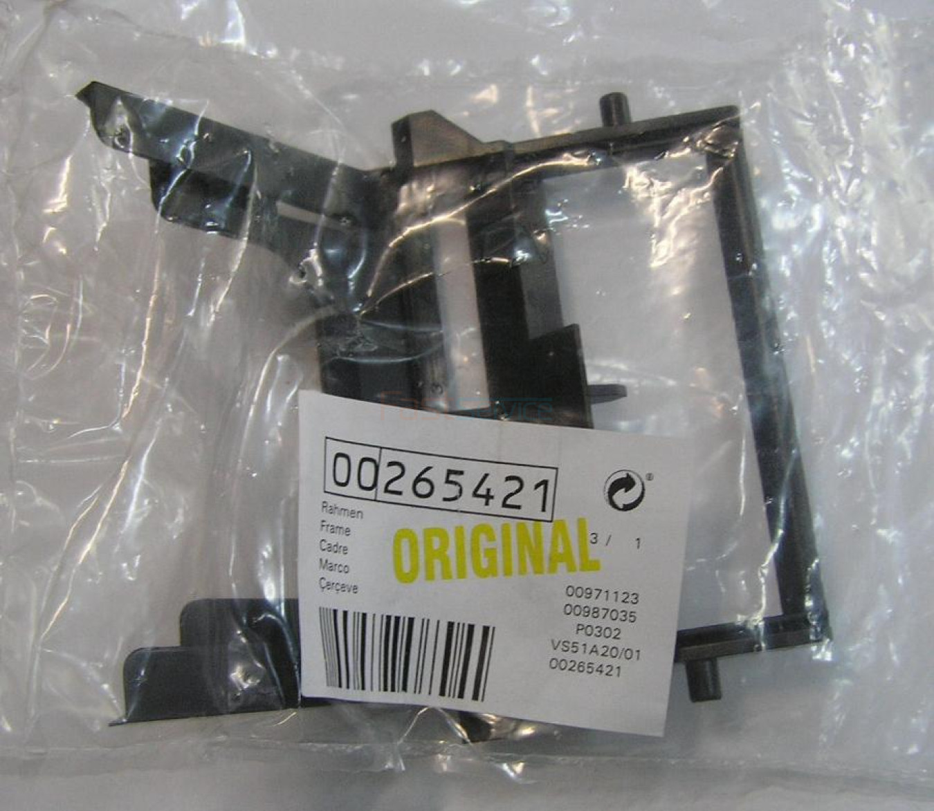 00265421 Рамка-держатель Bosch Siemens 2
