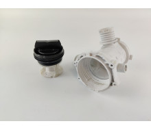C00507308 Сливной фильтр в сборе с пробкой СМА Indesit Ariston б/у