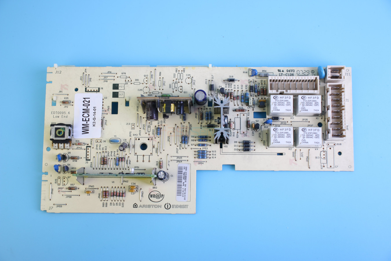 Модуль управления СМА Ariston Indesit LowEnd  C00143067 с одним селектором б/у 1