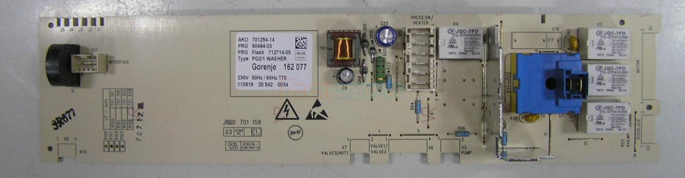 587506 Модуль управления Gorenje б/у 2