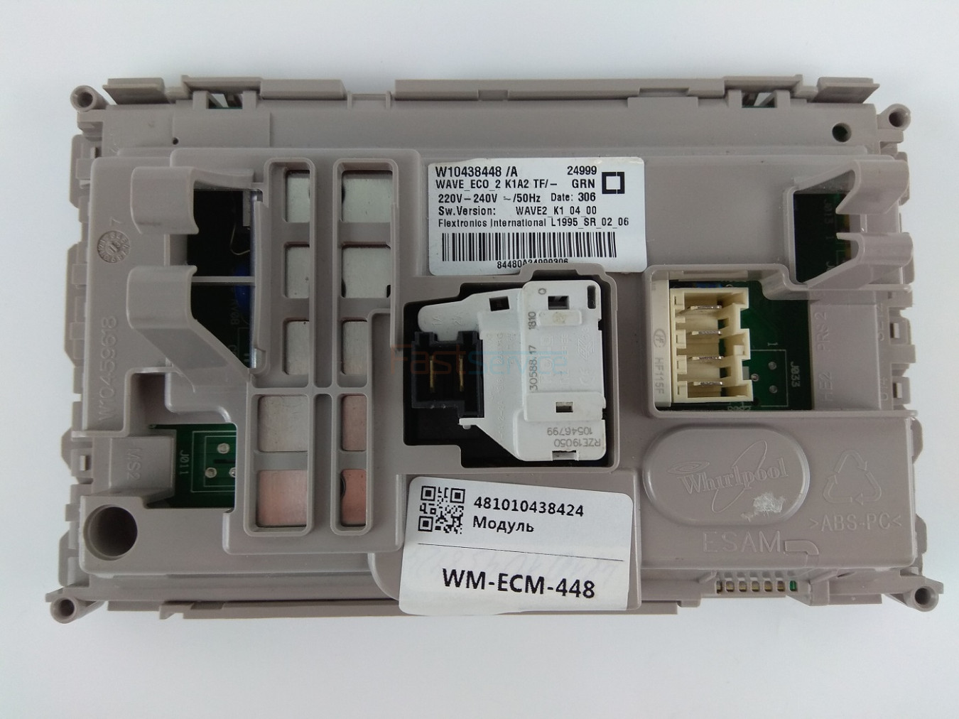 481010438424 Модуль управления СМА Whirlpool WAVE_ECO 2 K1A2