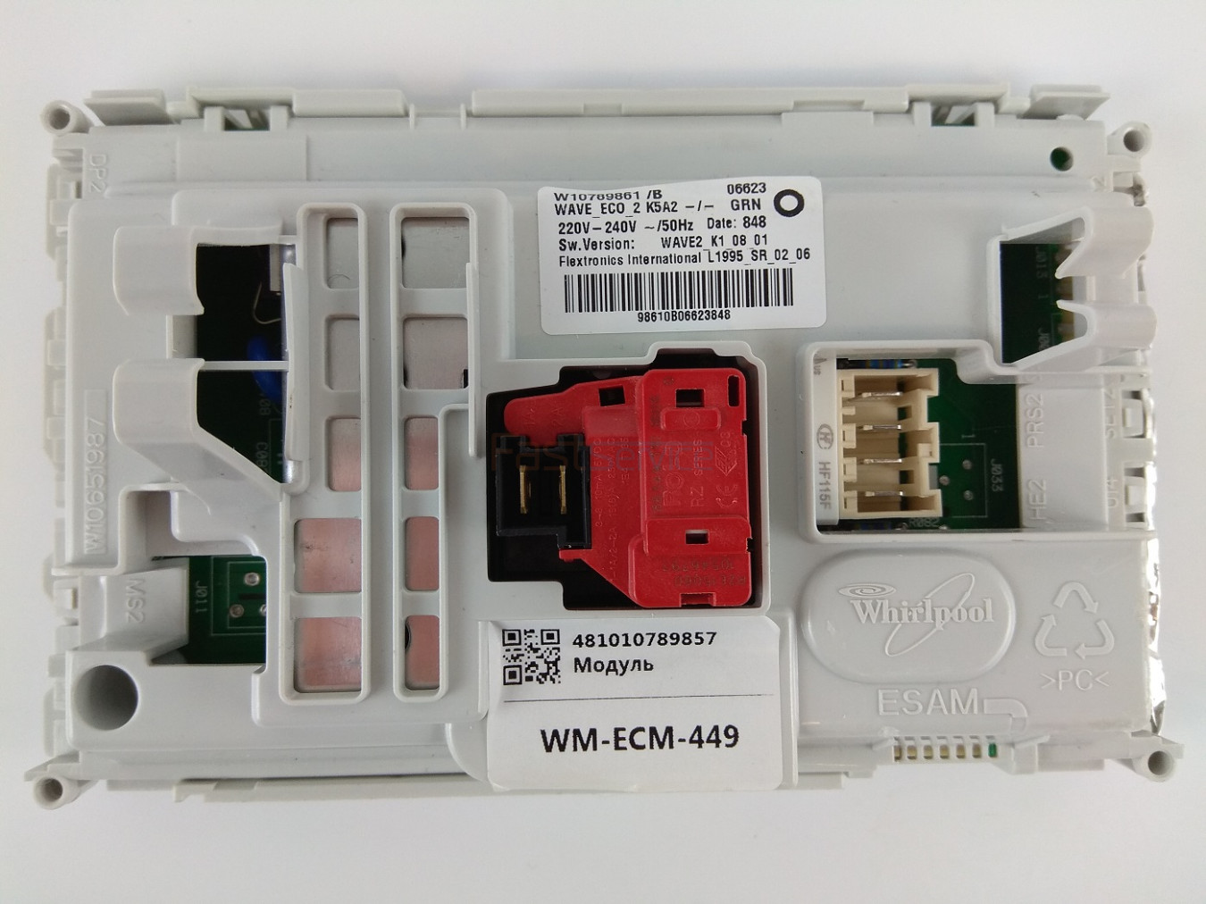 481010789857 Модуль управления СМА Whirlpool WAVE_ECO 2 K5A2