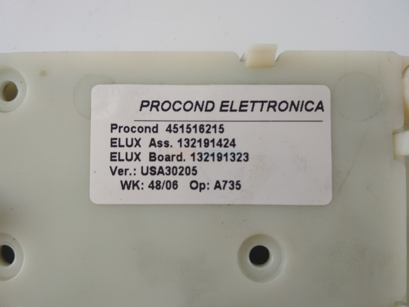 1321914101 Модуль индикации СМА Zanussi Electrolux б/у 1