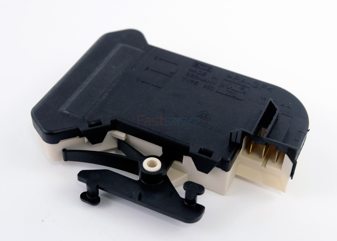 DE3527670C2 Замок люка Атлант, Miele, Gorenje с авторазблокировкой  emz  TYPE 853 1