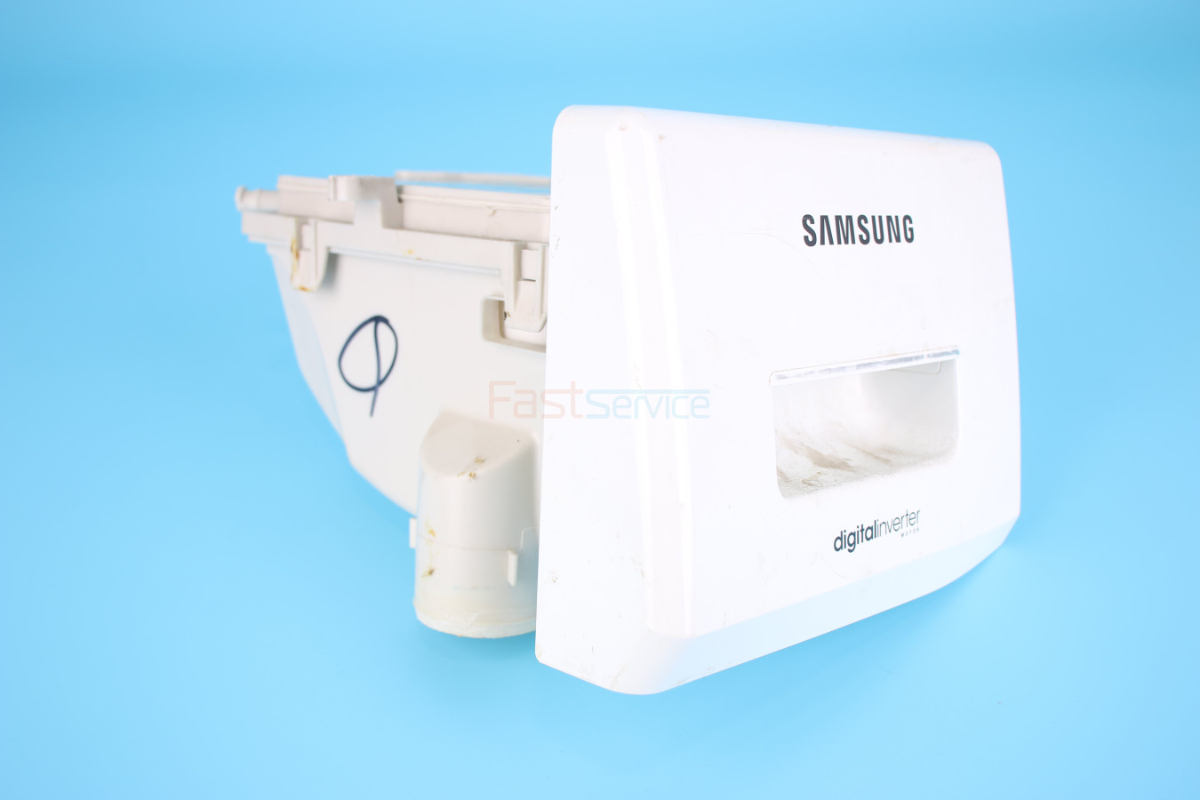 DC61-02105A Корпус дозатора в сборе с лотком Samsung б/у