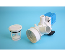 8996454307803 Насос Askoll M230 в сборе с фильтром Zanussi Electrolux AEG