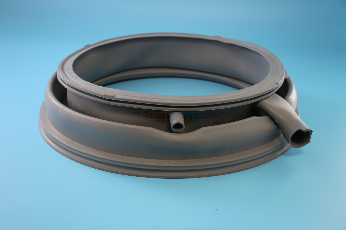 00685487 Резина люка Bosch Siemens с трубой и отверстием 3