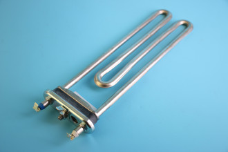 00265961 ТЭН Bleckmann L=24см W=2000Вт с бортиком с отверстием СМА Bosch Siemens оригинал