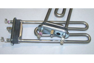 587564 Тэн Kawai L=20см W=2000Вт с отверстием / без бортика СМА Bosch Siemens / Gorenje