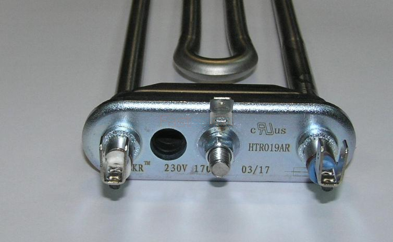 Тэн Backer L=17см W=1700Вт с отверстием СМА Ariston Indesit 1