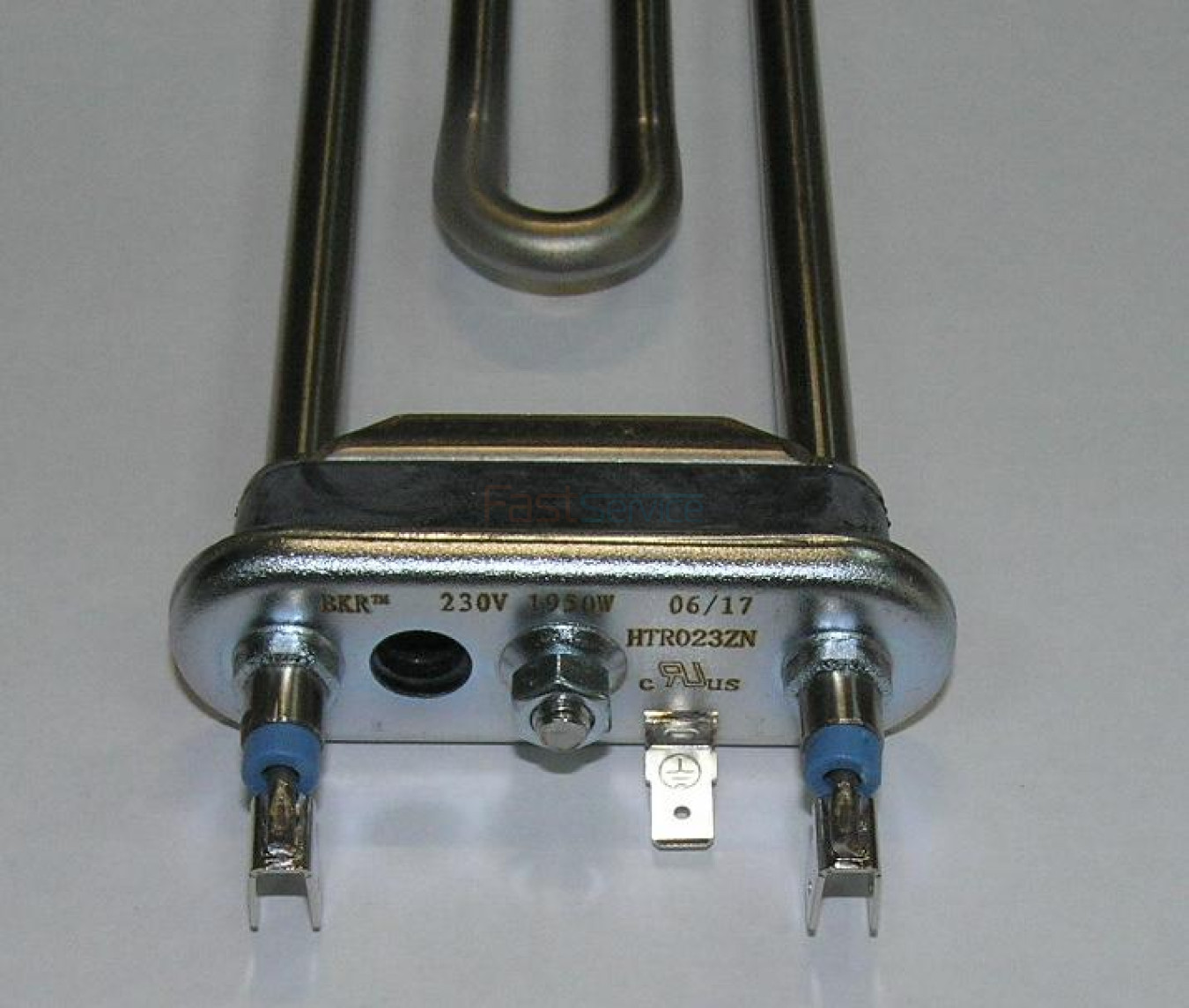 Тэн Backer L=24см W=1950Вт с бортиком с отверстием СМА Zanussi Electrolux 1