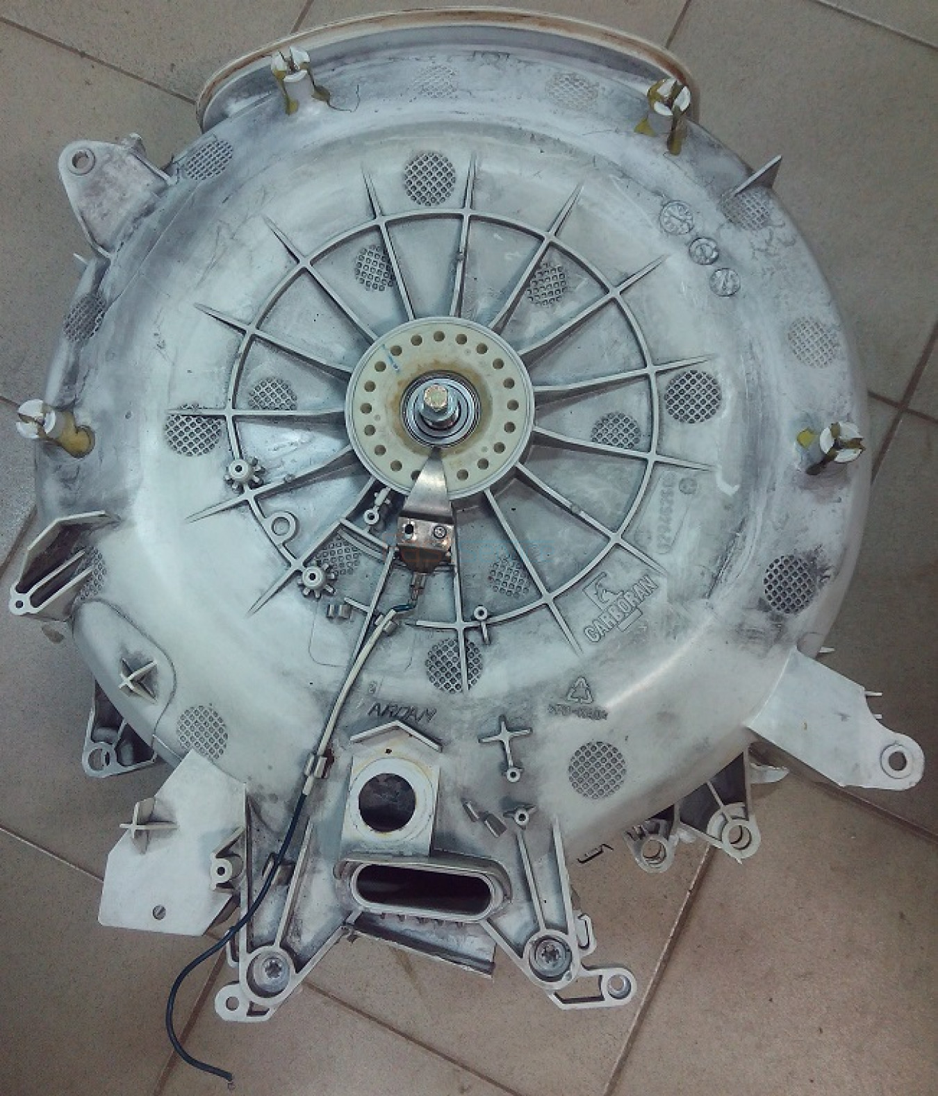 Бак в сборе СМА Zanussi Electrolux 1298684208 б/у 1